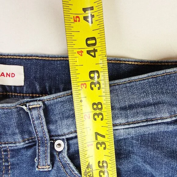 Lucky Brand Sweet Mid Rise Straight 29X32 Womens Size 8/29 Blue Denim Logo Jeans - Picture 8 of 14